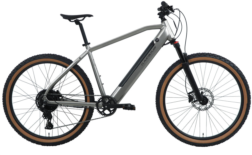 Claud Butler Ridge 2.0 Electric Hardtail Mountain Bike In Light Grey