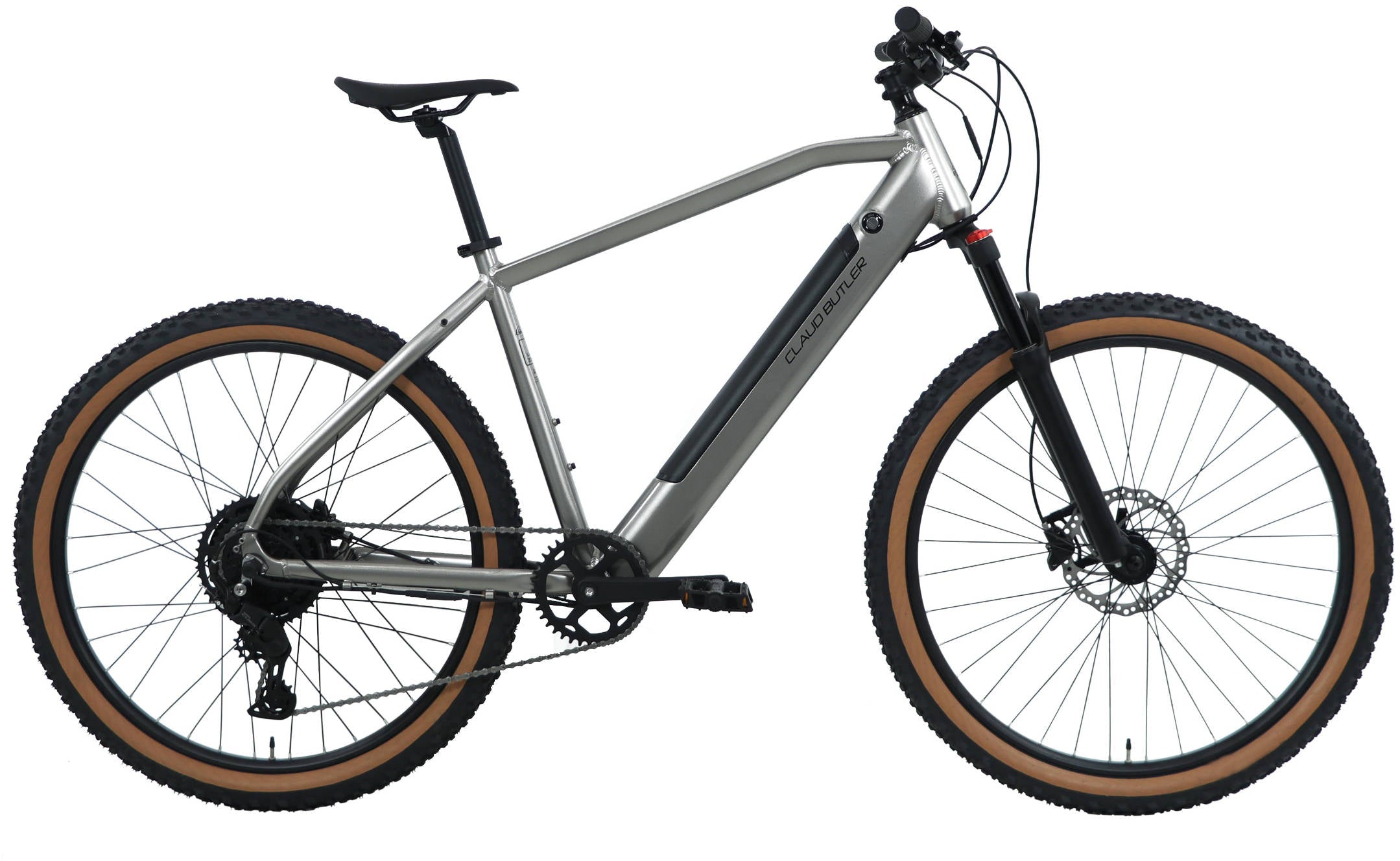 Claud Butler Ridge 2.0 Electric Hardtail Mountain Bike In Light Grey