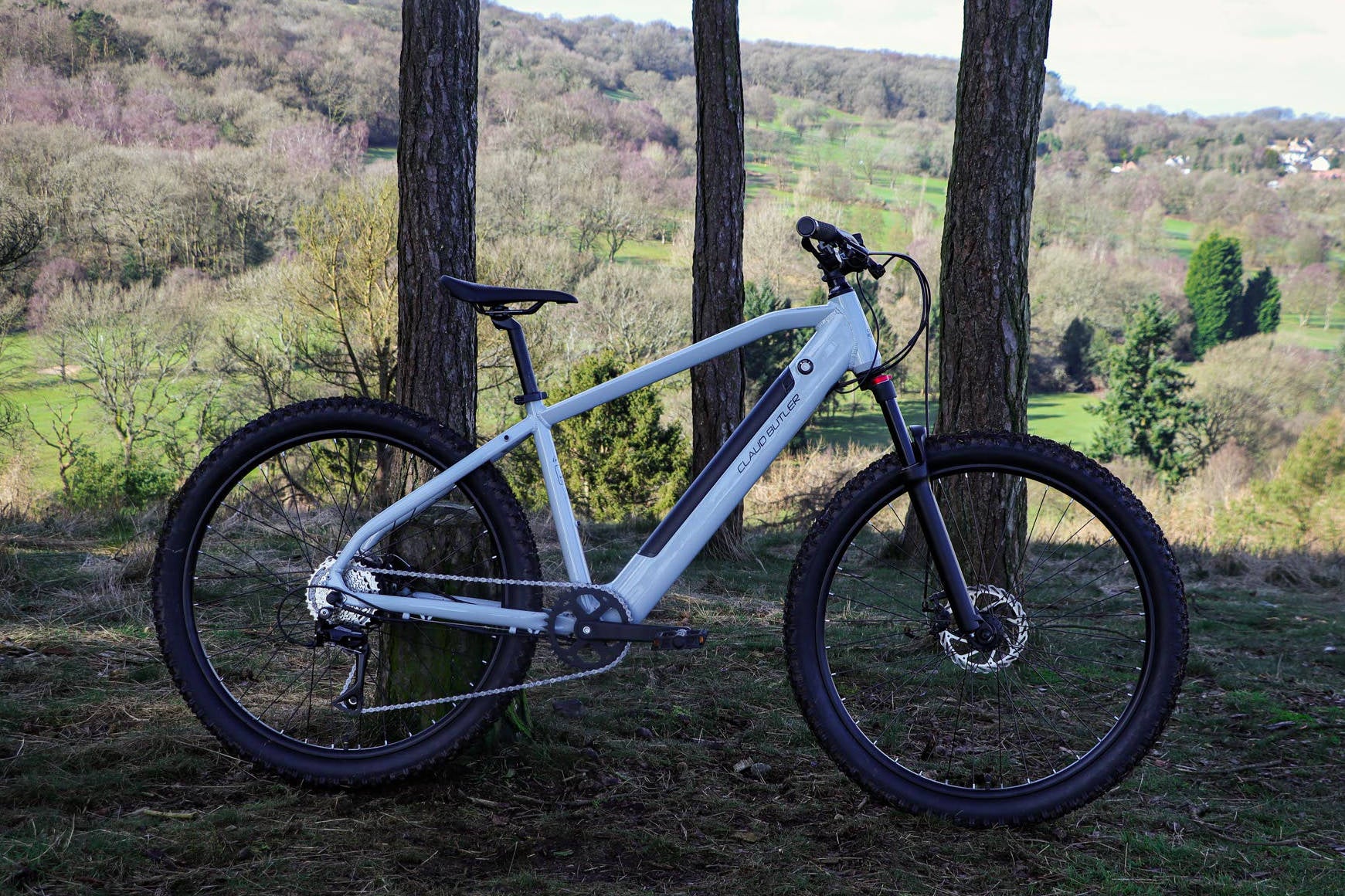 Claud Butler Ridge 1.0 Electric Hardtail Mountain Bike In Primer Grey