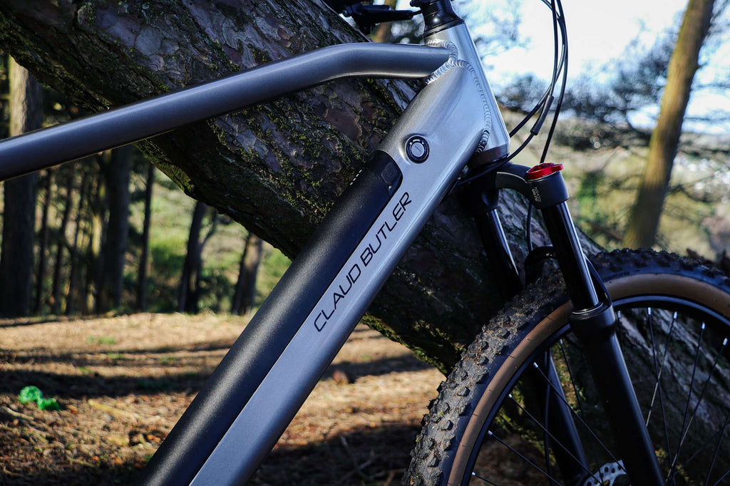 Claud Butler Ridge 2.0 Electric Hardtail Mountain Bike In Light Grey