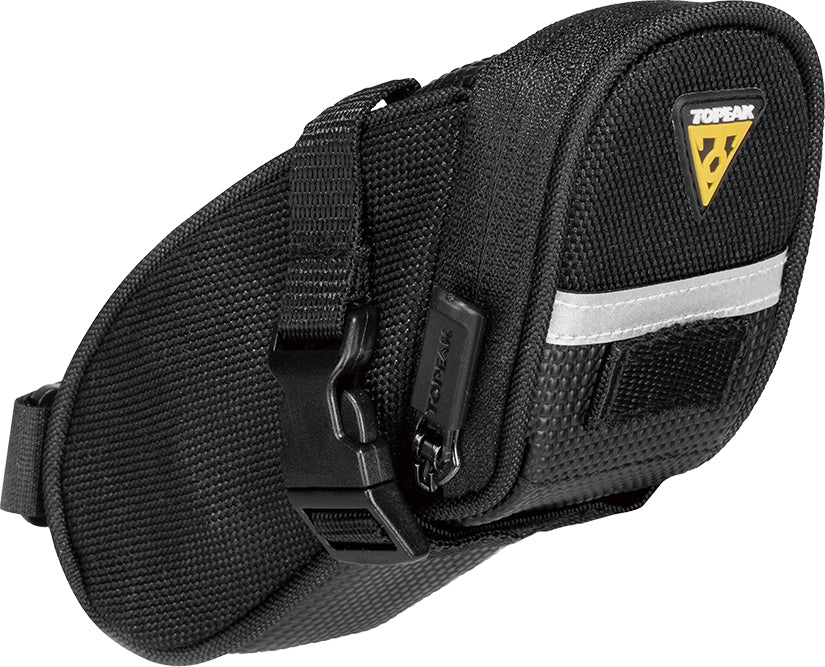 Topeak Aero Wedge Strap Mount Saddle Bag In Black Available In 4 Sizes